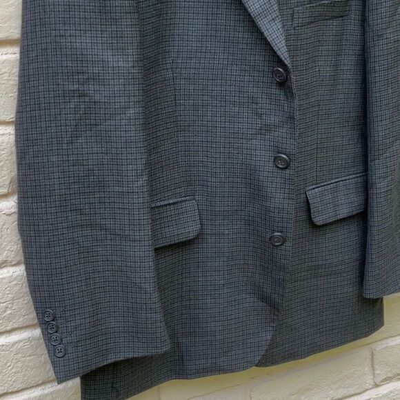 đ„âTakeâ50%âOFF- StaffordâPlaidâWoolâJacket/Blazer,âSize-42S - Picture 3 of 6